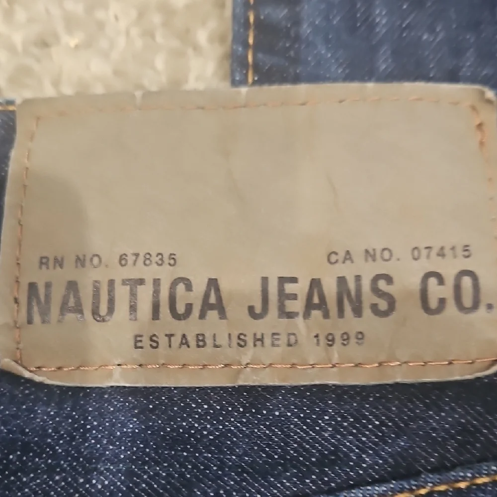 Nautica Men's Deep Blue Relaxed Jeans